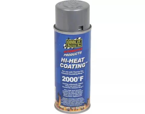 Thermo-Tec Hi-Heat Exhaust Wrap Coating, Aluminum