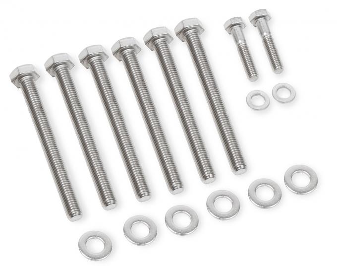 Mr. Gasket Water Pump Bolt Set, Stainless Steel 60930G