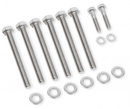 Mr. Gasket Water Pump Bolt Set, Stainless Steel 60930G