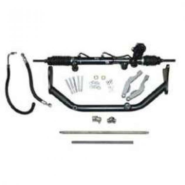 Chevy Rack & Pinion Steering Kit, Deluxe, With Stock Steering Column ...