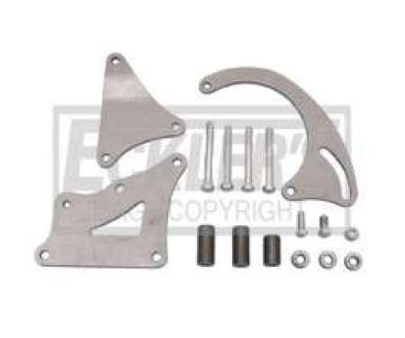 Chevy Alternator Bracket Kit, Small Block, Short Water Pump Extra Clearance, 1955-1957