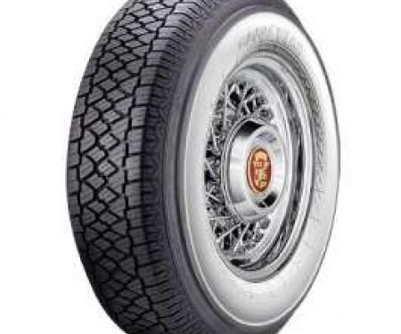 Chevy Radial Tire, 205/75-R14 With 2-3/4 Wide Whitewall, Goodyear, 1957