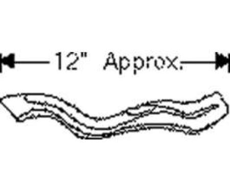 Chevy Weatherstripping, Door Hinge Pillar Beltline, Bel Air Two Door Hardtop And Convertible And Styleline Convertible, 1949-1952