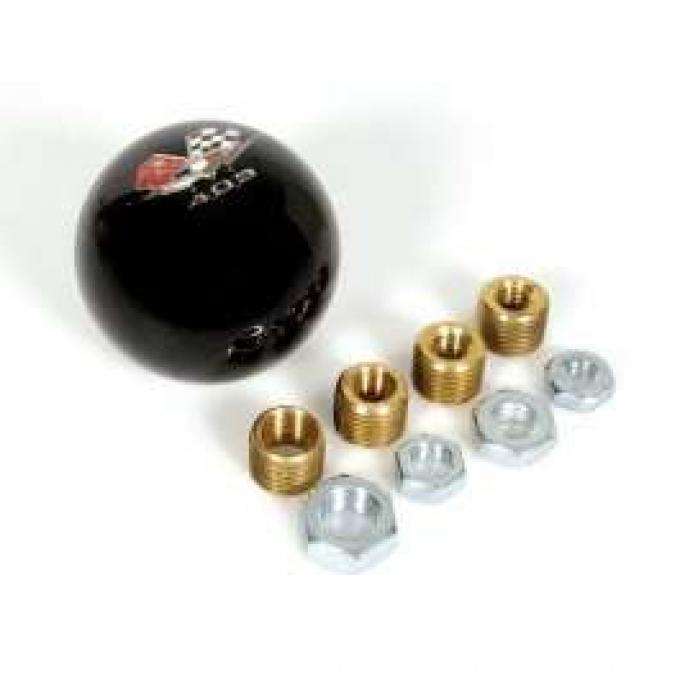 Full Size Chevy Shift Knob Black Billiard With 409 Logo