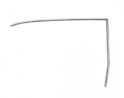 Full Size Chevy Door Glass Frame, Left, Bel Air 2-Door Hardtop, 1961-1962