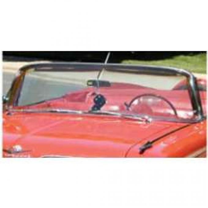 Full Size Chevy Windshield, Clear, Impala, Bel Air, Biscayne, El Camino & Wagon, 1959-1960