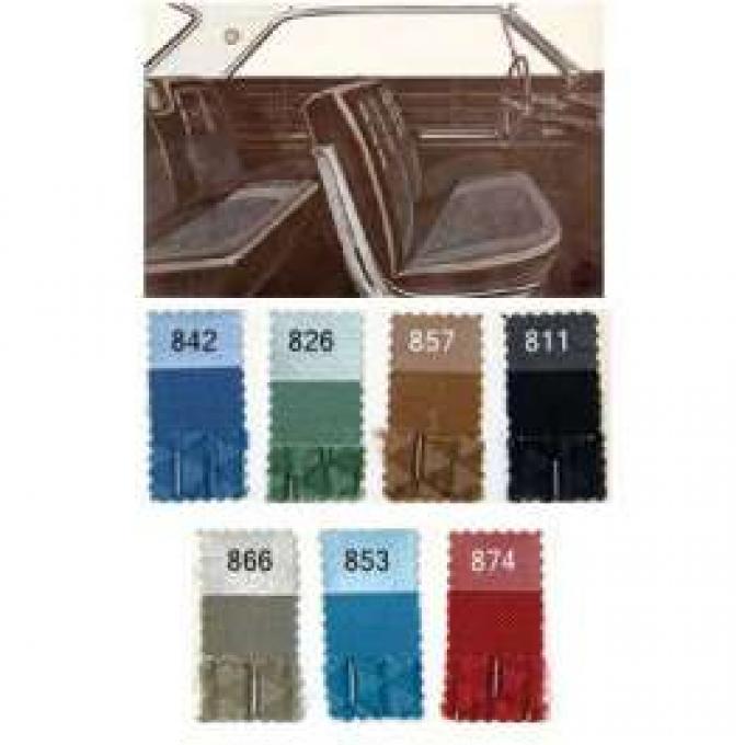 Full Size Chevy Seat Cover Set, 2-Door Hardtop, Impala, 1963