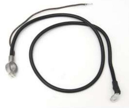 Full Size Chevy Battery Cable, Positive, Spring Ring-Type, 6-Cylinder, 1970