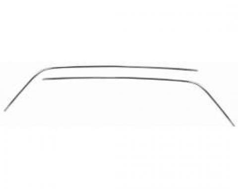 Full Size Chevy Drip Rail Moldings, Impala & Impala SS 2-Door Hardtop, 1962-1964