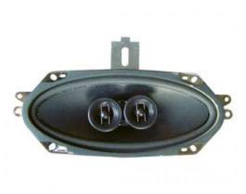 Full Size Chevy Speaker, 140Watt, Dual Voice Coil, Without Factory Air Conditioning, 1967-1968