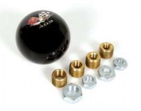 Full Size Chevy Shift Knob Black Billiard With 409 Logo