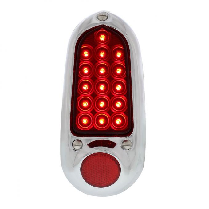 United Pacific 16 LED Tail Light w/Stainless Steel Rim For 1949-50 Chevy Passenger Car - R/H CTL4950LED-ARS