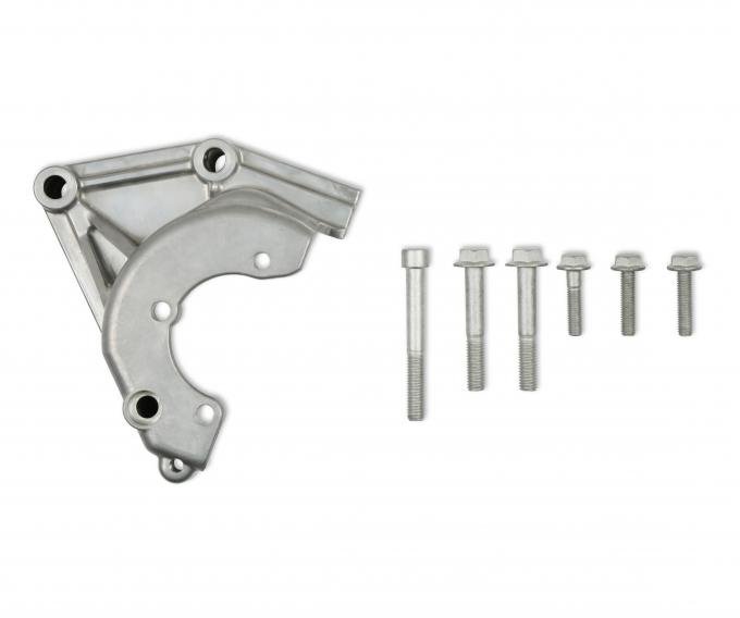 Holley Mid LSA/LS Accessory Drive Bracket Kit, Power Steering, Natural 20-165