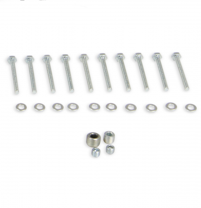 Holley Hardware Kit for 300-294 and 300-295 Split Intake-Silver 508-41