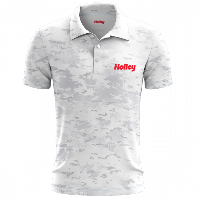Holley Sublimated Arctic Camo Polo 10435-MDHOL