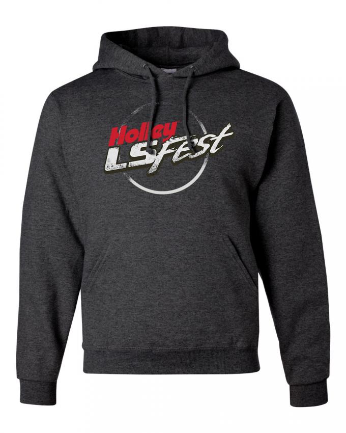 Holley LS Fest Distressed Logo Hoodie 10405-LGHOL