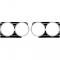 OER 1966 Impala, Bel Air, Biscayne, Caprice, Headlamp Bezels , Pair C1724