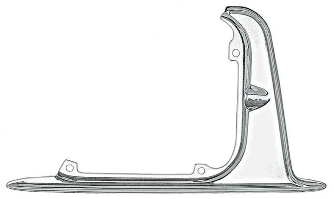 OER 1962-63 Chevrolet Impala, Gas Door Guard, Stainless Steel C626301