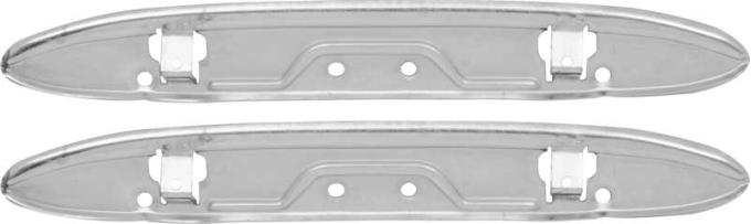 OER 1957 Chevrolet Bel Air, 150, 210, Nomad, Front Door Arm Rest Brackets, Pair TF125084