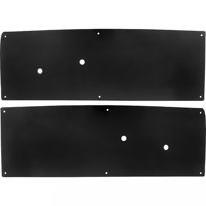 OER 1947-55 Chevy, GMC Pickup Truck, Cardboard Interior Door Panels, Black, Pair CT188