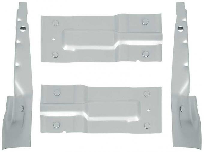 OER 1961-64 Impala, Bel Air, Biscayne, Bucket Seat Mounting Bracket Set, 4 Piece Set 14067