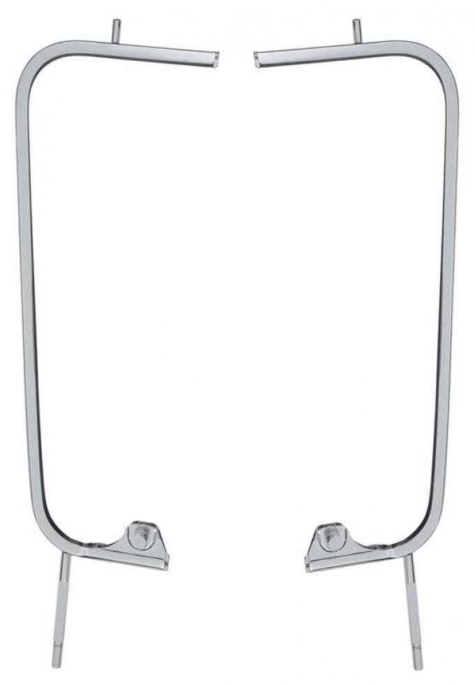 OER 1960-1963 Chevrolet, GMC Truck, Vent Window Glass Frame, Chrome, Pair 153276