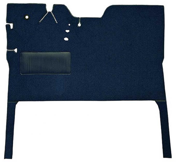 OER 1947-55 Chevrolet/GMC 1st Series Truck, Front Floor Carpet Kit w/ Side Extensions, Die-Cut Loop, Dark Blue T1141012