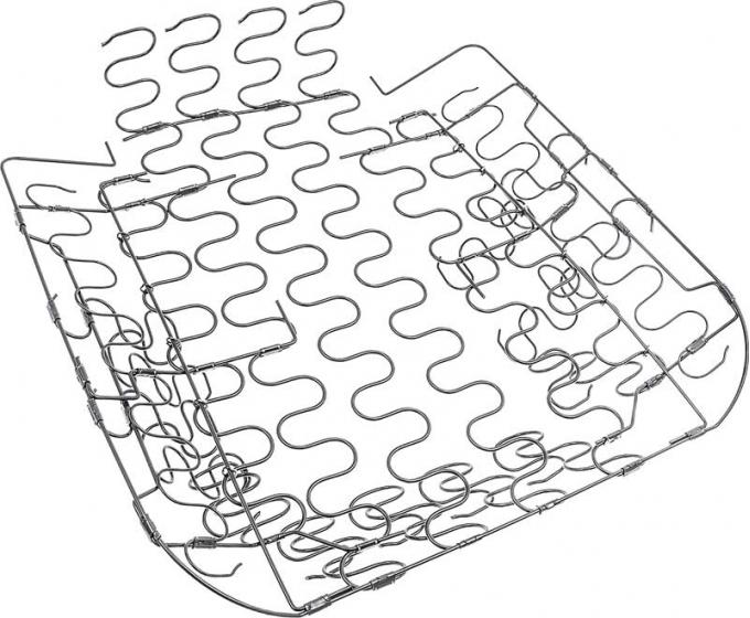 OER 1966-67 Full Size & Nova Bucket Seat Bottom Support Spring With Side Springs SS405