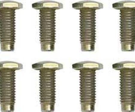 Redline Restomotive® 1967-1972 GM Car and Truck 8 Piece Seat Belt Bolt Set, for Vehicles without Shoulder Harness