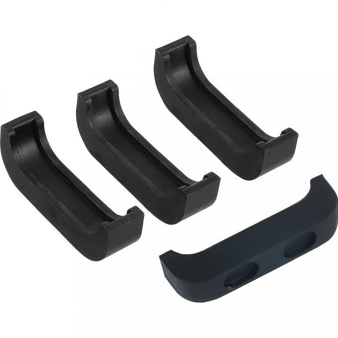 OER 1967-72 Chevrolet, GMC Truck, Upper and Lower Radiator Mount Cushion Set, with 4 Row Radiator, 4-Pieces RD1638