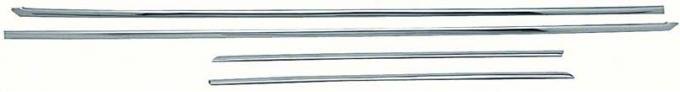 OER 1962-65 Chevy II/Nova 2 Door Hardtop/Coupe Roof Drip Molding Set C2388