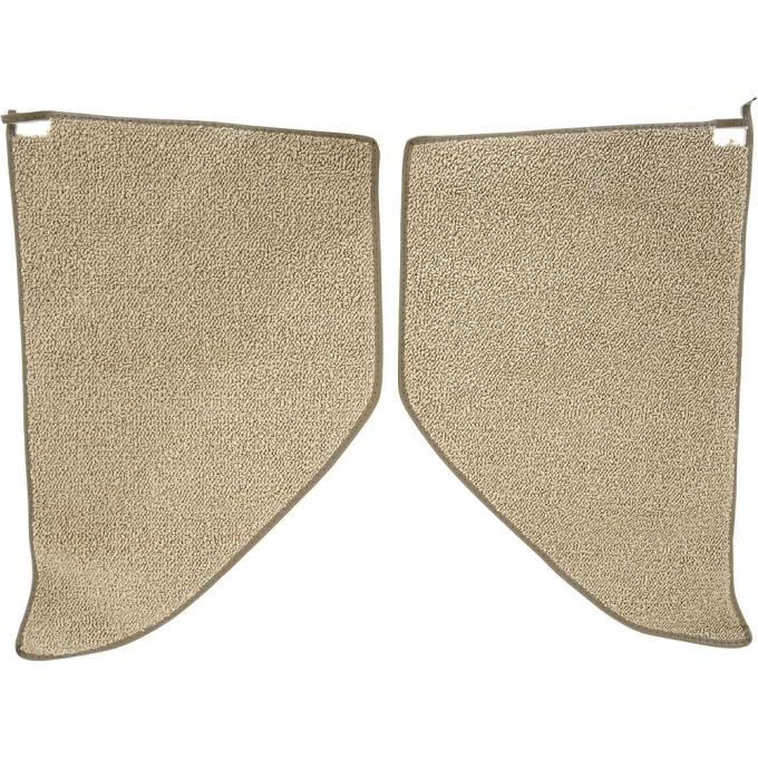 OER 1964-66 Chevrolet/GMC Truck, Carpet Kick Panel Inserts w/o Cardboard, Loop, Fawn Sandalwood T1724444