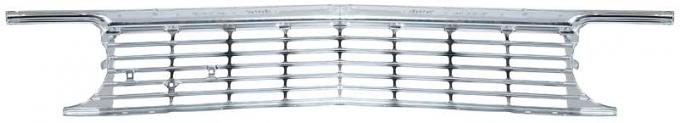 OER 1966 Impala / Full Size Chevrolet Upper Grill - Stamped Aluminum 3869745