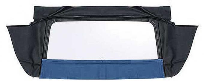 OER 1971-76 GM B-Body Convertible, Rear Window Only, Glass, With Zipper, Vinyl, Black CD1018216