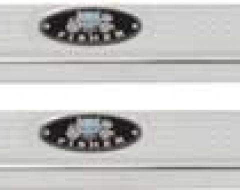 OER 1955-57 Chevrolet Door Sill Plates - 2 Door - Pair TF100262