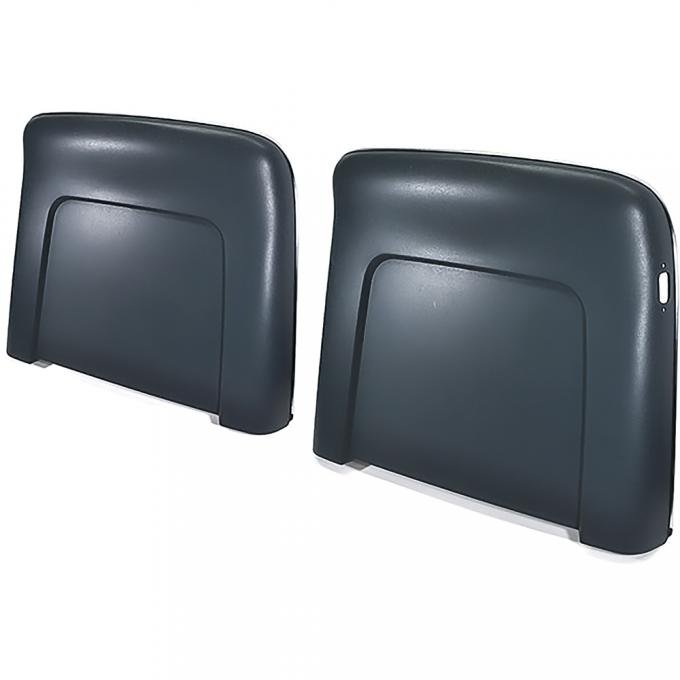 OER 1968-72 Buick, Cadillac, Chevrolet, Oldsmobile, Pontiac, Strato Bench or Bucket, Seat Back Panels, Reclining Style, Dark Blue ABS N1028