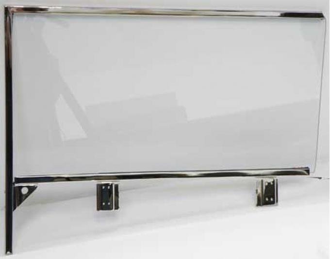 OER 1958 Impala 2 Door Hardtop & Convertible Door Glass Assembly With Clear Glass, LH A1601