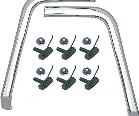 OER 1962 Impala Tail Cove Moldings With Clips 748618