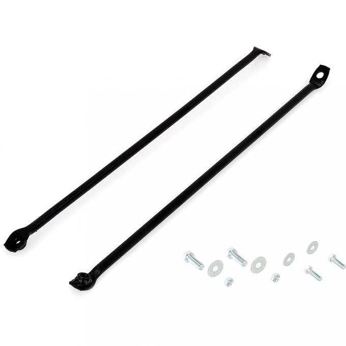 OER 1967-72 Chevrolet, GMC Stepside Pickup, Rear Fender Center Brace Set, 2-Pieces T71050