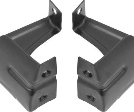 OER 1957 Chevy Bel Air, 150, 210, Nomad, Center Grill Bar Support Brackets, Pair TF400283