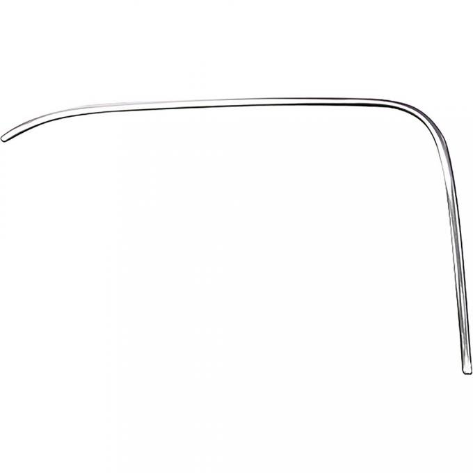 OER 1974-91 Chevrolet, GMC Truck, SUV, Roof Drip Rail Molding, Stainless Steel, LH 342031