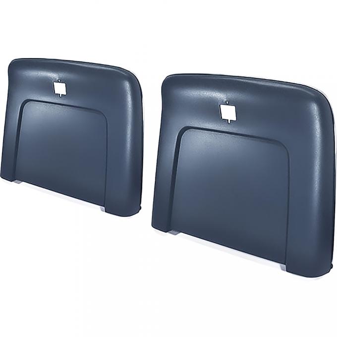 OER 1969-72 Buick, Cadillac, Chevrolet, Oldsmobile, Pontiac, Strato Bench or Bucket, Seat Back Panels, Dark Blue ABS N1134