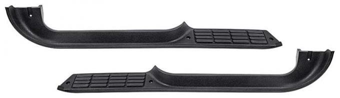 OER 1977-91 Chevrolet, GMC Truck, Door Sill Plates, Black, Pair *153294