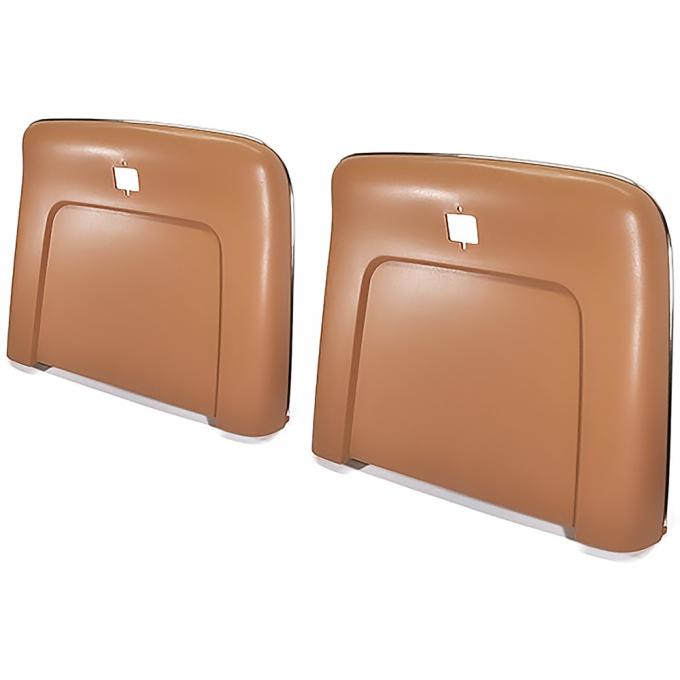 OER 1969-72 Buick, Cadillac, Chevrolet, Oldsmobile, Pontiac, Strato Bench or Bucket, Seat Back Panels, Tan / Light Saddle ABS N1139