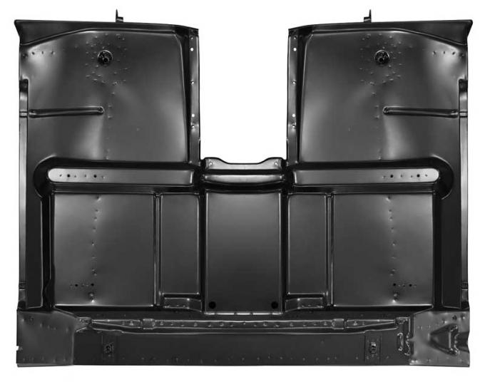 OER 1967-72 Chevy, GMC Pickup Truck, Full Cab Floor Pan, w/Support Braces, w/Bench Seat, High Hump 153678