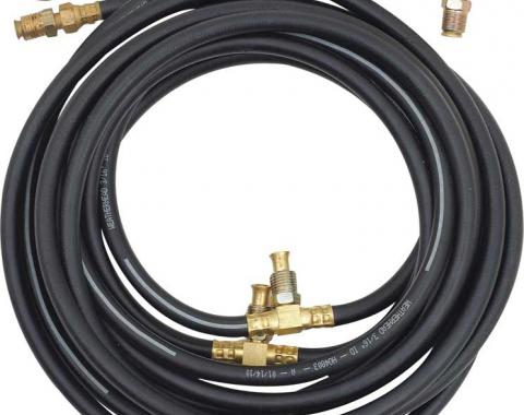 OER 1955-61 GM Full Size Convertible Top Hydraulic Hose Set (Black Rubber) HK220