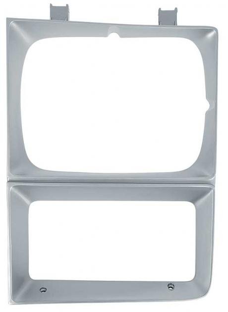 OER 1983-84 Chevrolet Truck, Headlamp Bezel, Silver, Single Headlamp ...