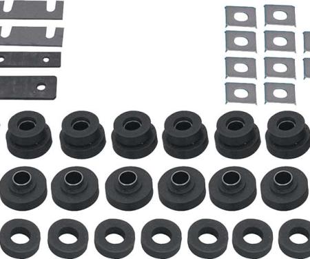 OER 1955-57 Chevrolet Bel Air, Hardtop, Body Mount Bushing Set, with Mounting Hardware TF400206