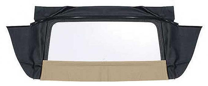 OER 1971-76 GM B-Body Convertible, Rear Window Only, Glass, With Zipper, Vinyl, Tan CD1018205