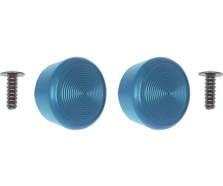 OER 1965-90 Medium Blue Window Crank Knob Set WCK31